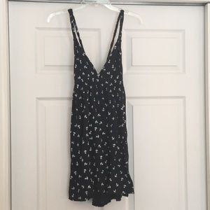 Navy and white anchor dress/beach cover up
